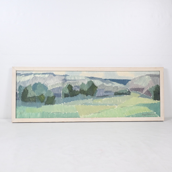 Birger Wellander, olja på duk, signerad.