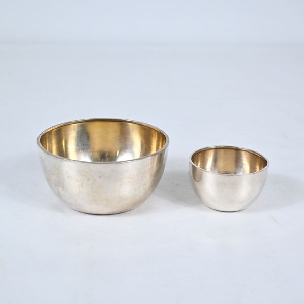 Axel Bergman, silverskålar, 2 st, 830.