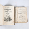 Böcker, 2 st, 1700 tal, Landtbruk 1775 & Evangelier 1798.