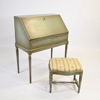 Sekretär med taburett, gustavianskstil, 1900 tal.