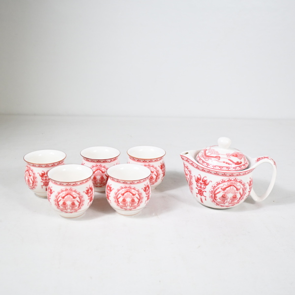 Teservisdelar, Kina, 6 delar.