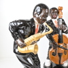 Figuriner, 4st, keramik, jazz-band. 