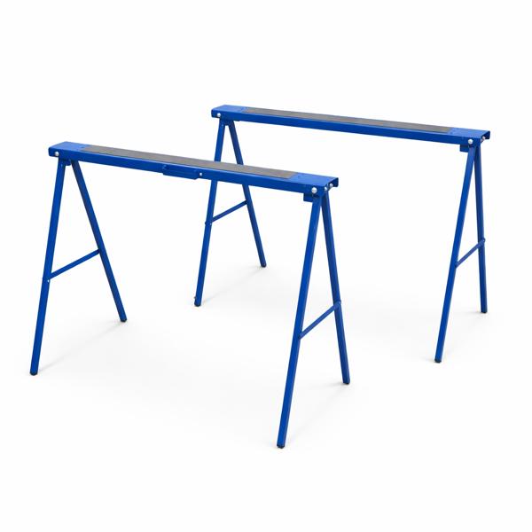 Arbetsbockar, ett par, metall.