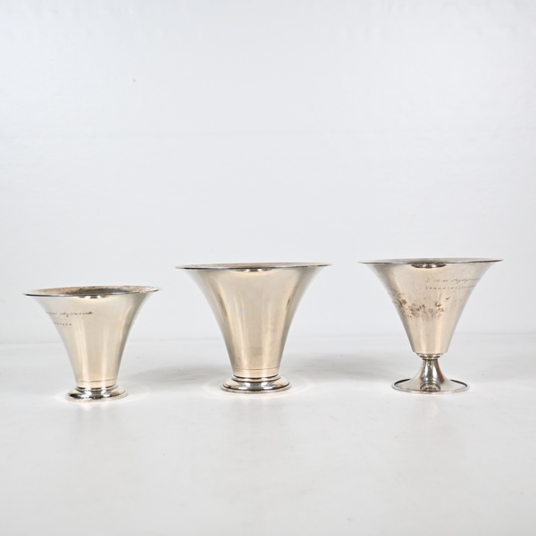 Vaser, 3st, silver, 830.
