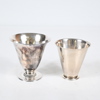 Bägare, 2st, silver, 830.