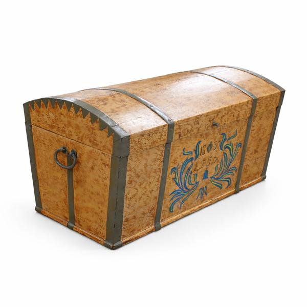 Kista, allmoge, daterad 1830.