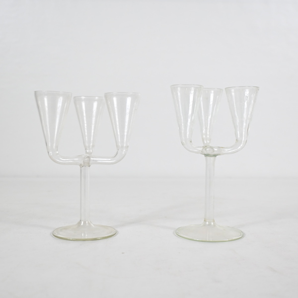 Snapsglas, 2st, 3-armade, 1960 tal. 