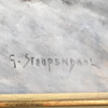 Georg Stoopendaal, olja på duk, signerad. 