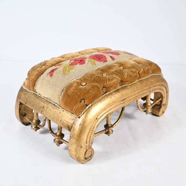 Fotpall, rokokostil, 1800 tal, 