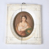 Miniatyrporträtt, Madame Pompadour, gouache.