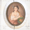 Miniatyrporträtt, Madame Pompadour, gouache.