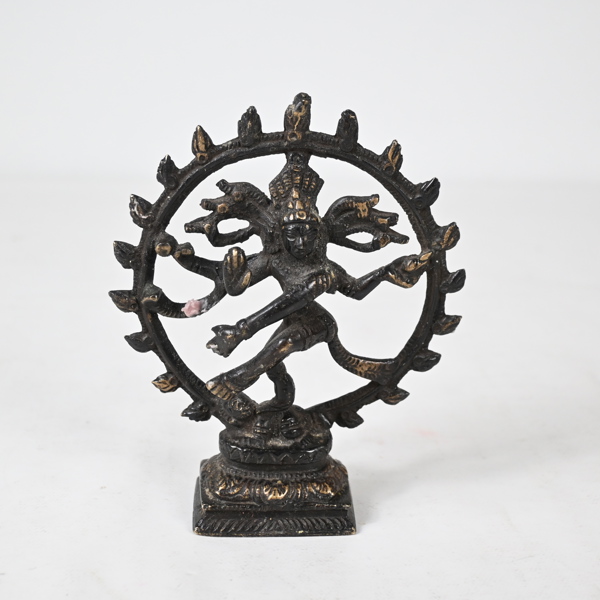 Skulptur i brons, föreställande Shiva, Indien.