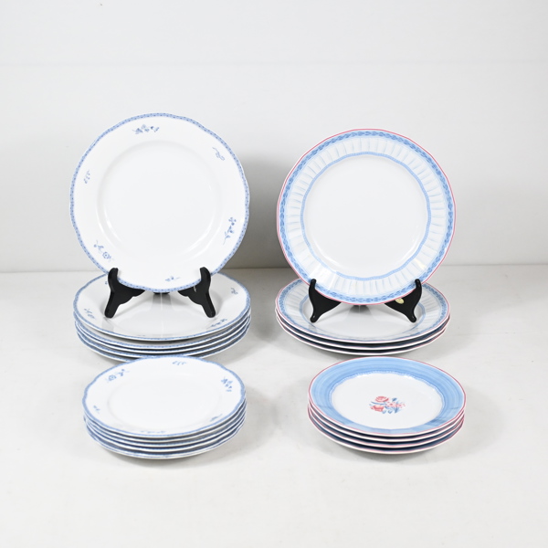 Matservisdelar, 20st, porslin, Christineholm.