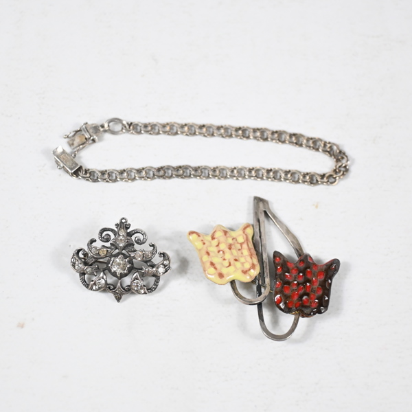 Smycken i silver, 3st.