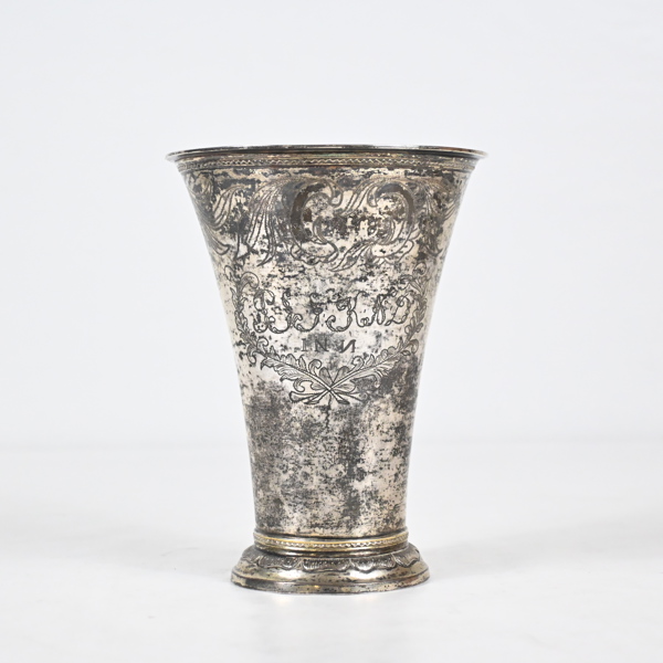 Carl Lemon (1768-1786), Bägare i silver, Uppsala, 1778.
