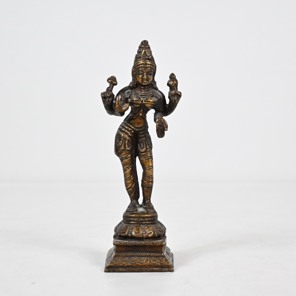 Skulptur i brons, Ardhanarishvara, Indien. 