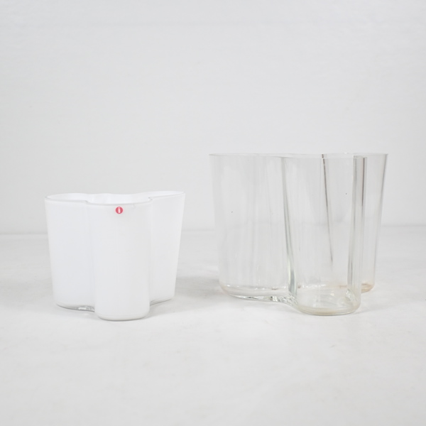 Alvar Aalto, skålar, 2st, "Savoy", Iittala.