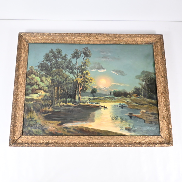 Arvid Strömqvist (1881–?), olja på duk, signerad.