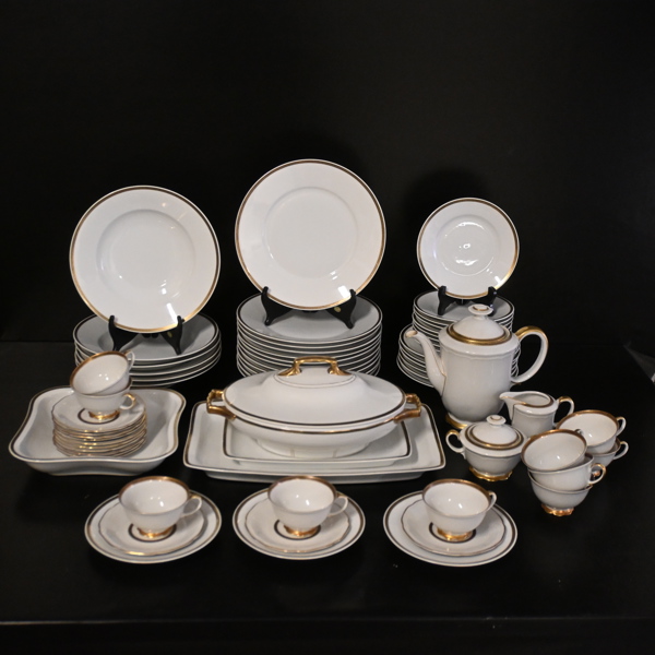 Matservis, 66 delar, porslin, Bavaria, 1900-tal.