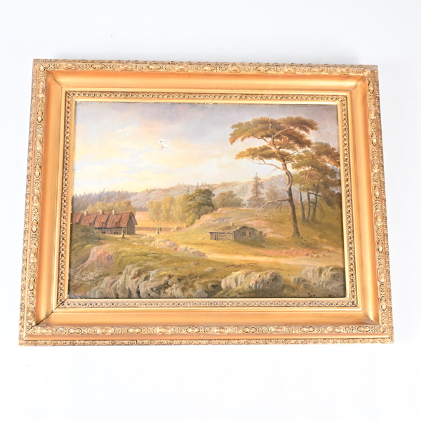 Johan Fredrik Berg (1856-1913), tillskriven, olja på duk, signerad.