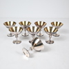 Cocktailglas, 8st, nysilver, GAB.