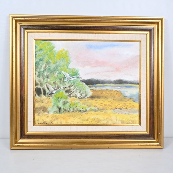 Charlotta Liljefors (1943-2018), olja på duk, signerad.