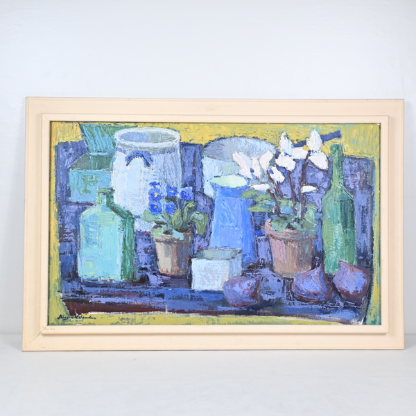 Birger Welander (1916-1985), olja på duk, signerad