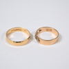 Ringar i 18k guld, 2st.