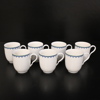 Kaffekoppar, 7st, "Casa Look", porslin, Villeroy & Boch, Luxemburg. 