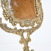 Bordsspegel, mässing, rokokostil, 1900-tal.