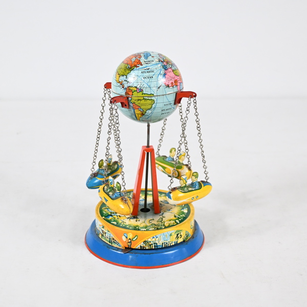 Plåtleksak, Karusell, Western Germany, 1900-talets andra hälft.