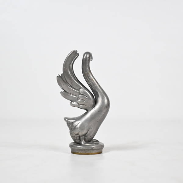 Sigill i form av svan, tenn, 1940/50-tal.