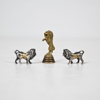 Figuriner, 3st, lejon, miniatyrer, 1900-tal.