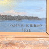 Oscar Keen (1867-1949), olja på pannå, signerad.