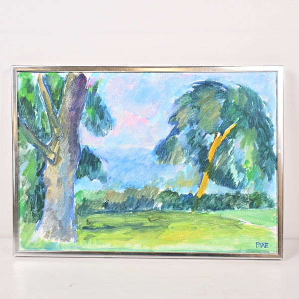 Leopold Fare (1926-1996), olja på duk, signerad. 