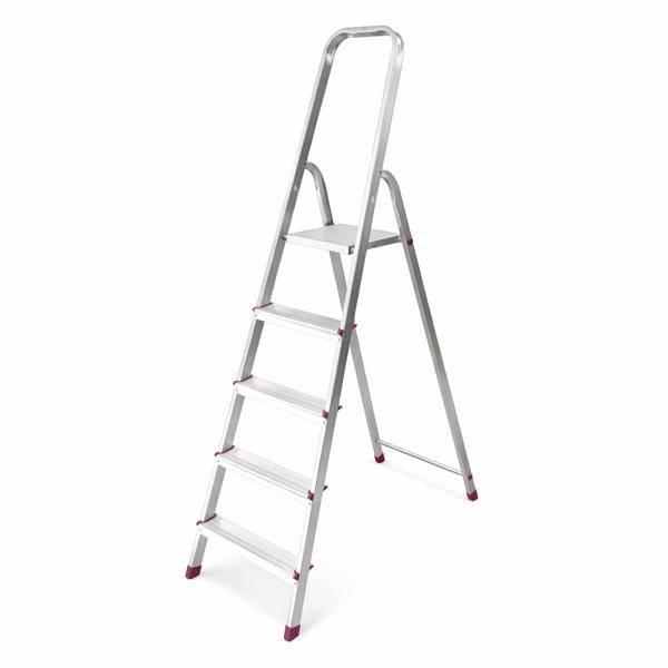 Trappstege, 5steg, aluminium. 