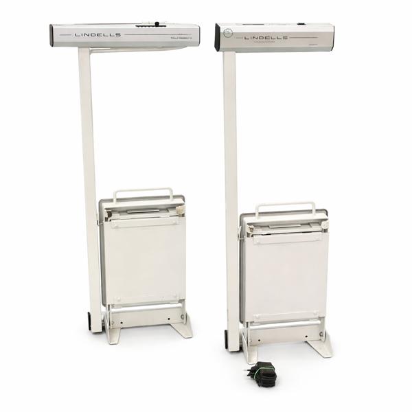 Personvågar, 2st, Lindells. 