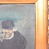 Sven Strömberg, olja på pannå, 2 st, 1908, signerade.