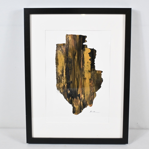 Oidentifierad konstnär, olja på papper, signerad. 