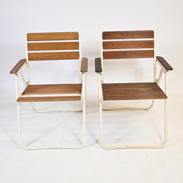 Trädgårdsstolar, ett par, KWA, 1900-tal.