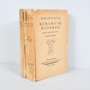 Keramisk handbok, 2 st, Emil Hannover.1923.
