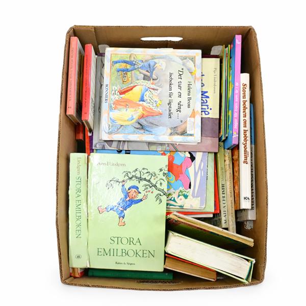 Parti barnböcker, 1900-tal. 