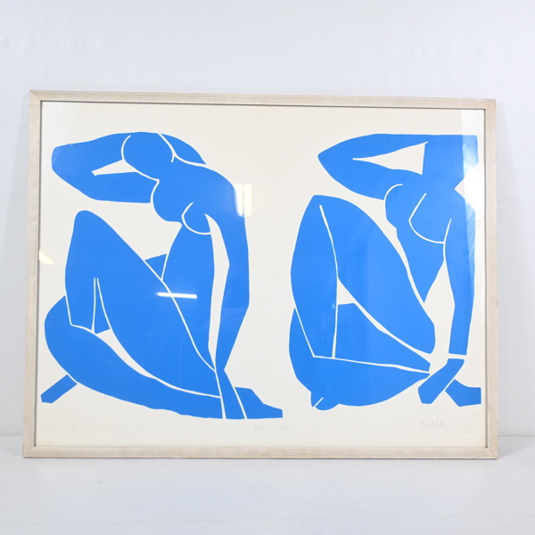 Henri Matisse, Nu Bleu, färglitografi, signerad.
