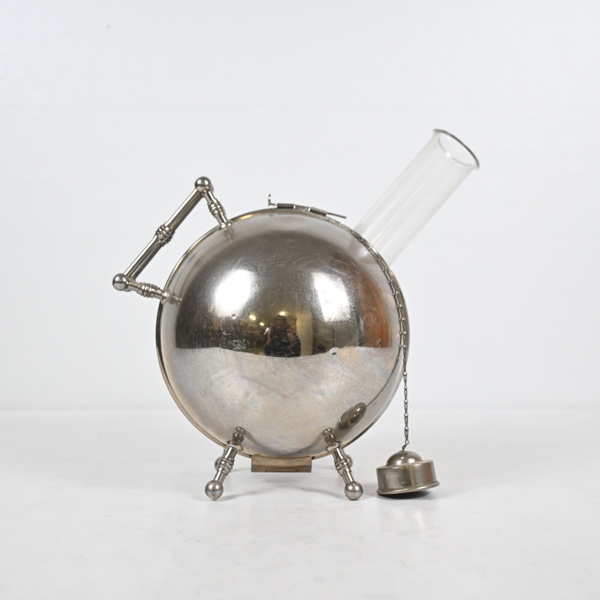 Kaffekula, metall och glas, 1900-talets början.