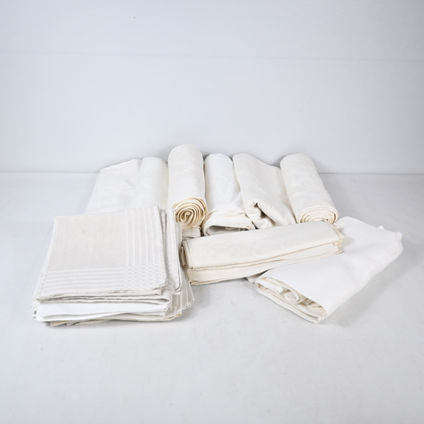 Dukar och servetter, 8+21st.