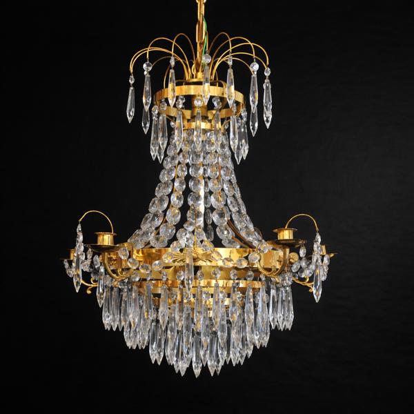 Ljuskrona, empire-stil, 1900-tal.