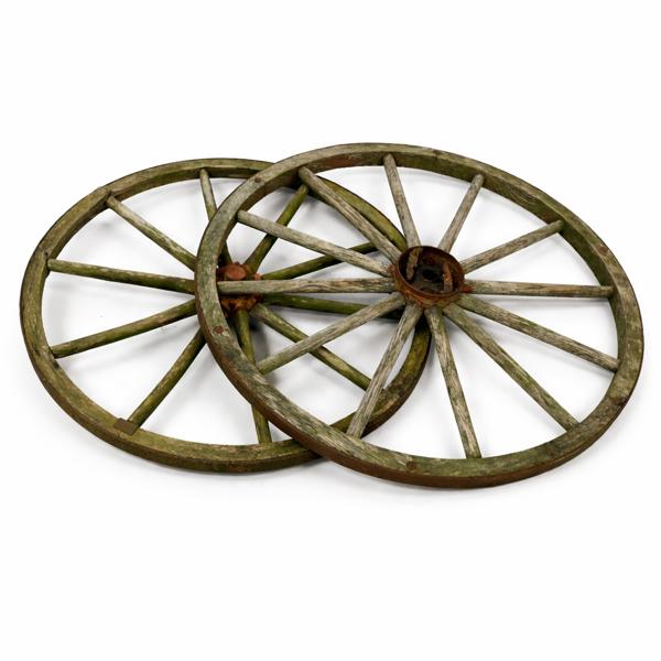 Vagnshjul, ett par, 18/1900-tal.