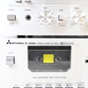 Stereo receiver och cassette, Mitsubishi, 1900-tal.