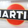 Ljusskylt, "Martini", Serenari, Italien.