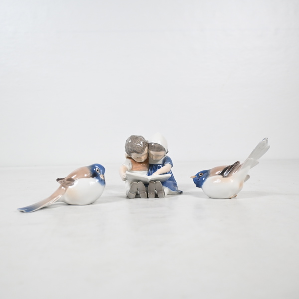 Figuriner, 3st, porslin, Bing & Gröndahl. 